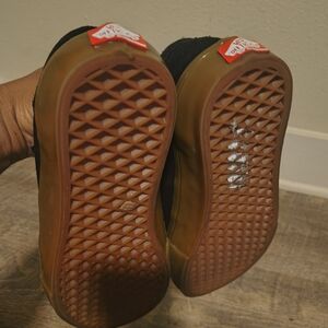 Vans Black Sneakers with Gum Sole